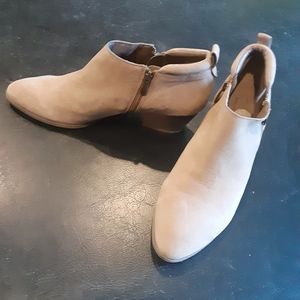 Franco Sarto Suede Ankle Boots